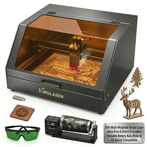 Professional DIY Mini Laser Engraver Desktop Etcher Compact Engraving Wood <b>Cutting</b> <b>Machine</b> for Woodworking Craft Large Work Area - Product Image 2