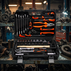 58PCS Vehicle <b>Tool</b> Auto Repair Socket 1/4" 1/2" <b>Hand</b> <b>Tool</b> <b>Set</b> Box <b>Set</b> Tire Repair Mechanical <b>Tool</b> Ferramentas Kits - Product Image 5