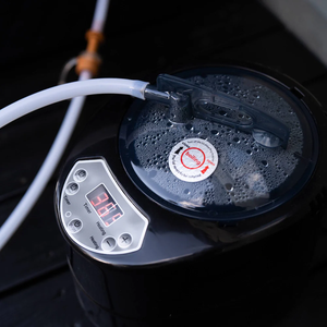 3.0L moderno acrilico Spa <span class=keywords><strong>Sauna</strong></span> generatore di vapore riscaldatore 1500W pannello di controllo del Computer bagnato per il piccolo appartamento bagno <span class=keywords><strong>Sauna</strong></span> - Product Image 2