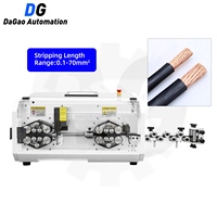 DG 70mm² Elektrische Kabelschneid- und Abisoliermaschine Kabelabisolierer für OD18mm Mantelkabel