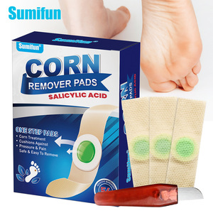 Parches Sumifun Green Core Corns con Ácido Salicílico para Verrugas <span class=keywords><strong>Plantares</strong></span> en los Pies, Alivian la Presión y el Dolor - Product Image 1