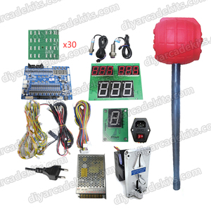 Accesorios de juego de arcade de entretenimiento para interiores Ultimate Big Punch Boxing Machine The King of <span class=keywords><strong>Hercules</strong></span> Hitting Hammer Games Machine Kit - Product Image 3