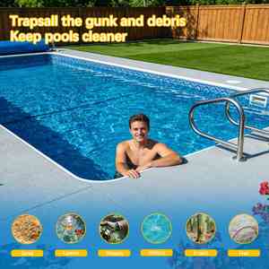 Paniers filtrants réutilisables pour piscine, chaussettes de filtration pour ramassage des feuilles - Product Image 4