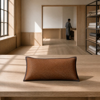 Taie d'oreiller effet rotin Cool Touch, rafraîchissante pour l'été, housse d'oreiller respirante en PE tissé avec surface lisse, étui aéré pour dormir
