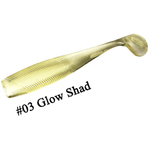 Nouveau Shiner 3 "4.2G leurre souple Shads blancs leurres de pêche Shad en gros en Stock - Product Image 4