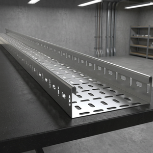 Bandeja Portacables Perforada de Alta Calidad con Aislamiento ETFE, Clasificación IP20, Construcción Galvanizada/Aluminio, para Calefacción en Edificios Residenciales - Product Image 2