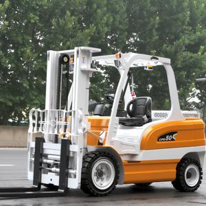 מלגזה חשמלית מותאמת אישית 5 טון-טון עם מעלית מתלים 7 מטר להחזיק מטען אורך 1220 מ "מ - Product Image 5