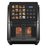 Freidora de Aire Digital Profesional de 9L, de Acero Inoxidable, con Doble Tubo de Calentamiento, Sin Aceite, Venta al Por Mayor Directa de Fábrica