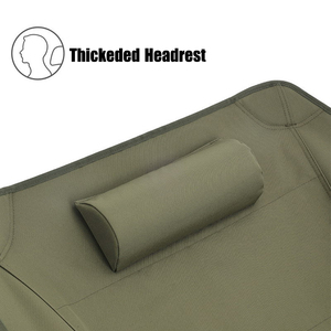 2025 Mới Phát Hành Hợp Kim Nhôm Mạnh Mẽ Thêm Trọng Lượng Mang Thoải Mái Ánh Sáng Di Động Gấp Ghế Ghế Phòng Chờ Ghế Boong Ghế - Product Image 2