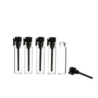 Vente en gros Mini flacons d'échantillon de parfum en verre de 1ml 2ml 3ml avec pulvérisateur à pompe Tubes à essai de parfum liquide de laboratoire vides