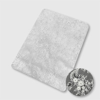 Tissu en dentelle à perles 300*150cm pour robe de mariée, broderie informatique ajourée à sequins, polyester 100D, pour l'industrie lourde