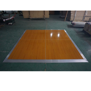 Plancher de danse portable en bois pour mariage, installation facile, pour extérieur - Product Image 1