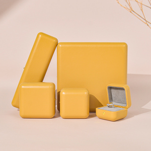 Custom Plastic Square Jewelry Packaging <b>Box</b> for <b>Earrings</b> Rings Necklaces Bracelets-Wedding <b>Gift</b> with Printed Design - Product Image 1