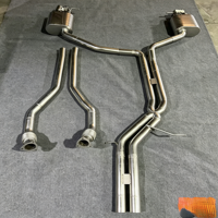 Tuyaux d'échappement intermédiaires et arrière en acier inoxydable haute performance Audi RS6 RS7 C8, finition lisse, épaisseur 1,5 mm, garantie 3 ans
