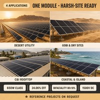 Panneau solaire bifacial demi-cellule de type N 650W 182R 132 cellules, efficacité 23,23 %, vente en gros pour distributeurs et importateurs de panneaux solaires