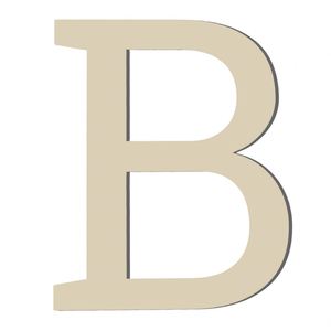 Lettres d'alphabet en bois non finies de 12 pouces, de bonne qualité, polyvalentes, pour panneau signalétique sur pied ou à suspendre au mur - Product Image 2