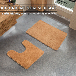 Alfombra de Baño Antideslizante Absorbente de Poliéster Hecha a Máquina Ecológica en Oferta para Baño, Dormitorio, Entrada y Puerta - Product Image 2