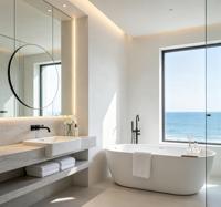 FULLSUMMER Hôtel Moderne avec Miroirs, Conception Clé en Main, Personnalisation Complète de la Maison, Service de Design d'Intérieur