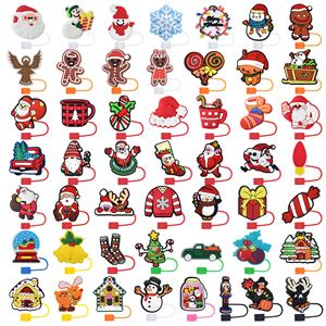 Gorra decorativa navideña personalizada de silicona de 10 mm para sombrero de paja, cubierta antipolvo de pegamento suave para decoración de sombreros de paja para fiestas - Product Image 5