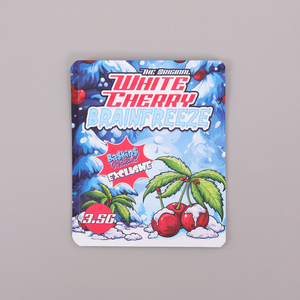 OEM ODM Custom 3.5 Bags ice Candy Packaging Stand up Pouch Food Candy Bags Mylar Candy Bags for Party Pink 28g Mylar Bags - Product Image 1