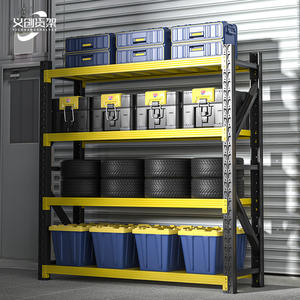 نظام رفوف من الفولاذ المقاوم للصدأ قابل للتعديل بطول 60 قدمًا للحماية من التآكل، رفوف تخزين بدون براغي للمستودعات، أرفف ثقيلة التحمل - Product Image 6