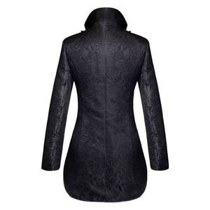 MS <b>Gothic</b> Victorian Tailcoat <b>Jacket</b> Men Steampunk Medieval Cosplay Costume Male Pirate Viking Renaissance Formal Tuxedo Coats - Product Image 2