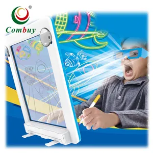 Tablet Ajaib Elektronik untuk Anak, Papan Gambar 3d, Tablet Ajaib Menyala Dalam Gelap untuk Anak-anak