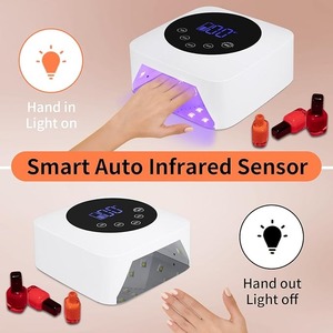 Lámpara de Uñas LED UV Profesional de Curado Rápido para Todo Tipo de Gel, 72W, Recargable, con Sensor de Movimiento, Equipo de Salón - Product Image 3