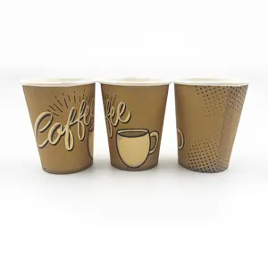 Заводская цена, поставщик, двухсторонние бумажные кофейные чашки, однонастенные бумажные стаканчики