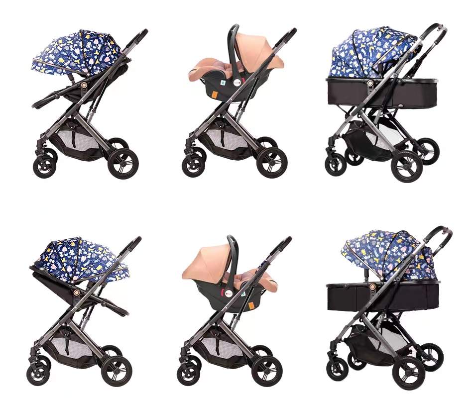 Легкая прогулочная коляска, компактная складная коляска для путешествий, удобная для самолета