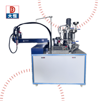 Machine de distribution automatique de colle AB Daheng, machine de remplissage de deux matériaux adhésifs, pompe à piston mécanique à bras articulé brevetée
