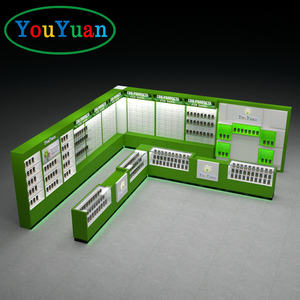 Armoire haut de gamme pour vitrine de magasin de fumée vitrine de vente au détail vitrine de <span class=keywords><strong>pharmacie</strong></span> en verre <span class=keywords><strong>avec</strong></span> <span class=keywords><strong>miroir</strong></span> - Product Image 2