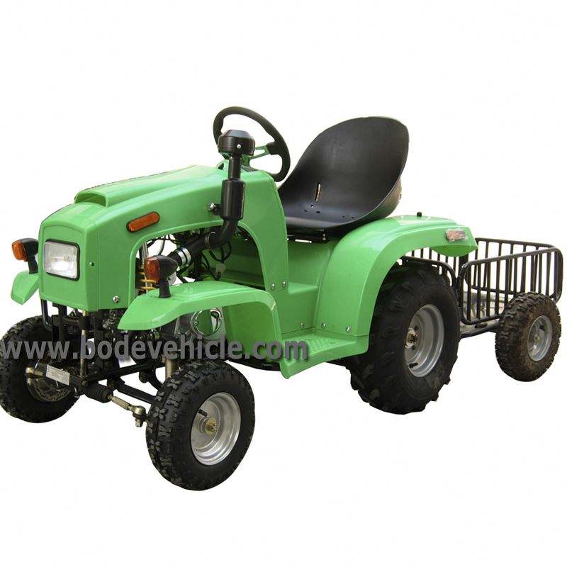 110cc Kids Tractor Electric Start, Gas-Powered Ride