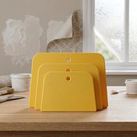 Kit de 3 raclettes en plastique pour l'installation de papier peint, de verre et de film pour fenêtres