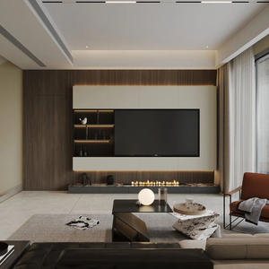 Mueble para TV Extensible Melinco para Sala de Estar, Opciones de Color Personalizadas, Estilo Rústico, Uso Hospitalario, Apartamento de Lujo, <span class=keywords><strong>Bar</strong></span> en Casa - Product Image 4