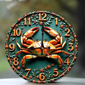 Round Wooden Wall <b>Clock</b> 25x25cm Nordic Design Silent Non Ticking Home Decor <b>Clock</b> - Product Image 1