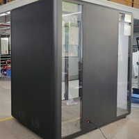 Cabine insonorisée portable moderne pour l'école, modulaire, réduction du bruit de 32 dB, pour l'enregistrement à domicile, le bureau, la cabine téléphonique, le streaming en direct, le studio