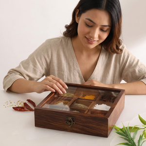 Jeu d'échecs et de dames en bois avec intérieur compartimenté, design imitation antique écologique - Product Image 1