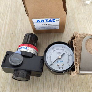 Vanne de régulation de pression d'air Airtac Vanne de réduction Source d'air AR2000 BR2000 - Product Image 1