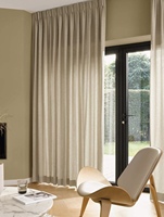 Voilage 100 % lin pur, transparent et texturé, pour décoration intérieure