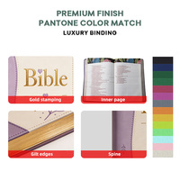 Livres avec couverture en cuir de haute qualité, service d'impression de Bibles personnalisées, fournitures d'église, production en gros de livres religieux