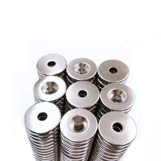 Super Strong 8mm X 3mm Neodymium Countersunk Magnet 8x3 Hole 3mm NdFeB N35 Industrial Round Permanent and Powerful