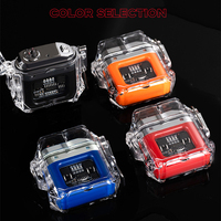 Briquet Arc sans flamme Rechargeable de Type C, coque transparente, briquet à impulsion électronique étanche pour l'extérieur