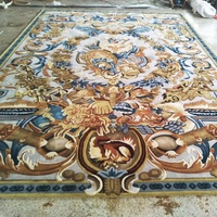 Tapis de grande taille fait à la main, accessoire de luxe, Design personnalisé, zone perse