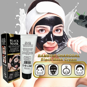 Mascarilla <span class=keywords><strong>Facial</strong></span> Desprendible de Carbón <span class=keywords><strong>Activado</strong></span> para <span class=keywords><strong>Limpieza</strong></span> Profunda de Poros, Control de Acné y Grasa, Mascarilla Nasal para Puntos Negros, Marca Privada, 120g - Product Image 1