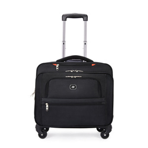 Oxford Trolley Bag Suitcase Luggage Box Carry on Code Lock Business Gift Boarding Trolley Travel Bag on Wheels
