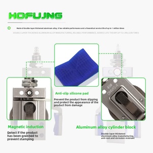 Robotic Arm <b>Mini</b> Fixture Large Opening Magnetic Detection Switch Three-jaw Four-jaw Special-shaped Strong <b>Clamp</b> Made China - Product Image 3