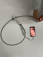 Endoscope médical USB VET flexible, diamètre extérieur de 5,8 mm, canal de travail de 2,6 mm, articulation bidirectionnelle