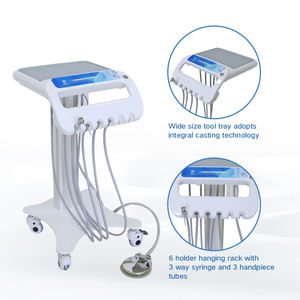 Unité de chariot mobile professionnelle hôpital faible coût peu encombrant Flexible muet autres équipements dentaires dentiste dentaire - Product Image 4