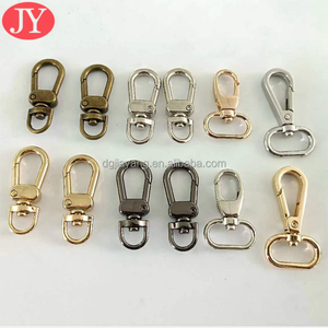 Hợp Kim Kẽm 8Mm Xoay Móc Treo D Nhẫn Dây Buộc Snap Móc Clip Móc Nickel-Miễn Phí Dây Khóa Cho Keychain Túi Vòng Chìa Khóa - Product Image 2